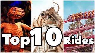 Top 10 Universal Studios Florida Rides 2024 [upl. by Nairrad616]