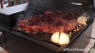 TBone Reverse Sear on the Traeger Ranger [upl. by Ahsenat501]