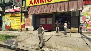 Como robar una tienda de ropa y de armasManeras de robar gta online [upl. by Ahasuerus]