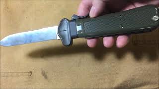 The Coolest German Army Knife Ever  Paratrooper Gravity Knife [upl. by Haymo]