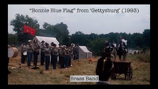 quotBonnie Blue Flagquot from Gettysburg 1993  Brass Band Scene [upl. by Oderf]