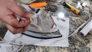 Disassemble Sunbeam Steam Iron 3968020 [upl. by Einaled]