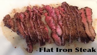 How To Cook the Perfect Flat Iron Steak  Cast Iron Cooking Recipe [upl. by Urbanus]