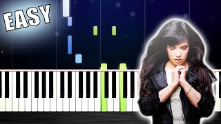 Indila  Dernière Danse  EASY Piano Tutorial by PlutaX [upl. by Ayiotal]