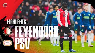 Highlights Feyenoord  PSV  Eredivisie 20232024 [upl. by Eatnohs]