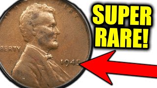 RARE 1945 Wheat Pennies that are actually WORTH MONEY [upl. by Yrreg152]