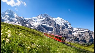 LuzernInterlakenJungfraujoch  Scenic Train Ride HappyRail [upl. by Eremehc388]