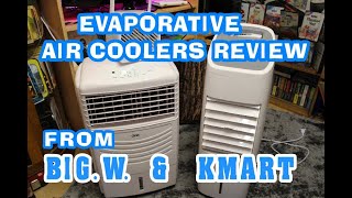 Air evaporative coolers from BIG WW amp KMART Australia [upl. by Attenwahs]