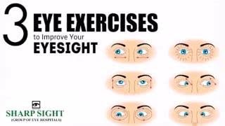 3 Easy Eye Exercises to Improve Vision Naturally  Sharp Sight [upl. by Alliuqaj662]