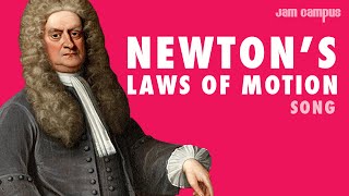 NEWTONS LAWS OF MOTION SONG Parody of DNCE  Cake By The Ocean [upl. by Wistrup]