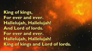 Hallelujah Chorus with lyrics [upl. by Nerraf]