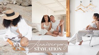 VLOG  Our Anniversary Staycation [upl. by Shaeffer846]