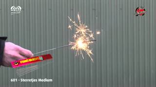 Wolff Vuurwerk 601 Sterretjes Medium [upl. by Loredana]