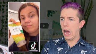 Reacting to YOUR TikTok Skin Care Routines [upl. by Anahsar]