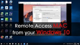 How to Remote Access Mac PC from Windows 10  NETVN [upl. by Winou936]