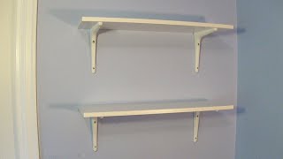 How to Install Wall Shelves [upl. by Leatrice]