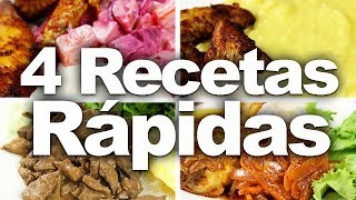 4 Recetas rápidas para hacer en casa  Sabores del Perú [upl. by Ahsitak894]