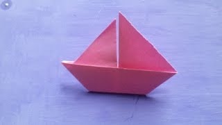 Origami  Barco velero de papel [upl. by Walworth740]