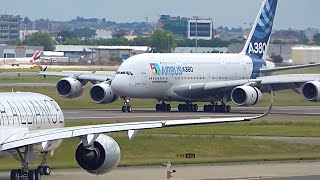 Toulouse Blagnac TLS 🇫🇷 Airbus factory Plane Spotting Watching airplanes 50th Anniversary [upl. by Dixon445]