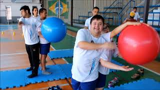 Ed Física fazendo a diferença para pessoa com deficiência intelectual  TURMA 1 [upl. by Mosira]